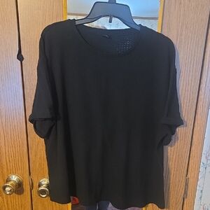 SHEIN Black Short Sleeve Tee